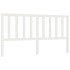 Cabecero de cama madera maciza de pino blanco 206x4x100