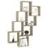 Estante cubo de pared contrachapado roble Sonoma 90x15x119