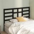 Cabecero de cama madera maciza de pino negro 166x4x104