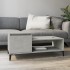 Mesa de centro madera contrachapada gris hormigón 100x50x45