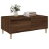 Mesa de centro madera contrachapada marrón roble 90x50x36,5