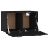 Armario de pared madera contrachapada negro 60x36,5x35
