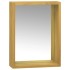 Mueble con espejo madera maciza de teca 30x10x40