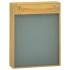 Mueble con espejo madera maciza de teca 30x10x40