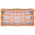 Organizador multicajones con 22 cajones 49x16x25,5