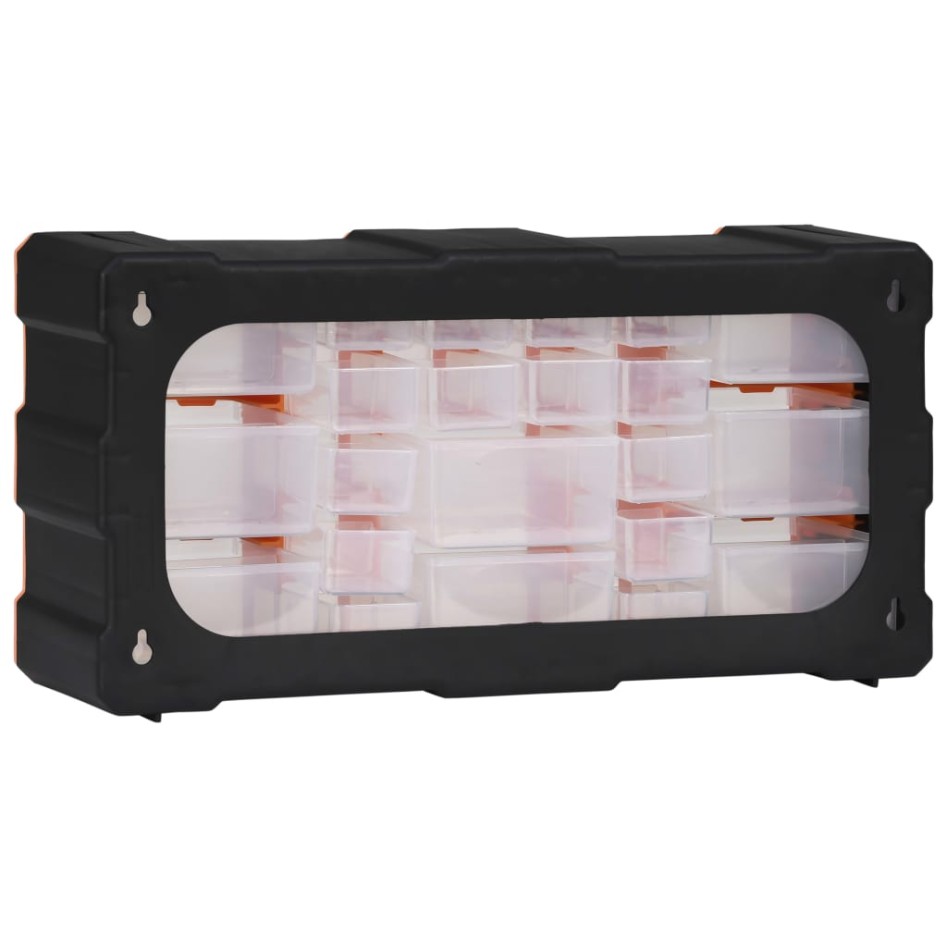 Organizador multicajones con 22 cajones 49x16x25,5