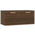 Armario de pared madera ingeniería roble marrón 80x35x36,5