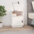 Mesita de noche madera maciza de pino blanco 40x34x55