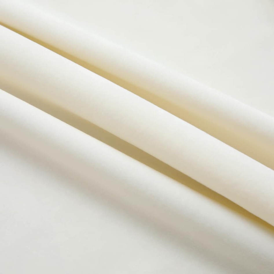 Cortinas opacas con ganchos 2 pzas terciopelo crema 140x175