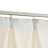 Cortinas opacas con ganchos 2 pzas terciopelo crema 140x175
