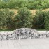 Cesta de gaviones forma arco hierro galvanizado 300x50x40/60