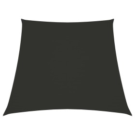 Toldo de vela tela oxford trapecio gris antracita 2/4x3