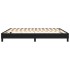 Estructura de cama box spring tela negro 160x200