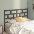 Cabecero de cama madera maciza de pino gris 146x4x100