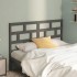 Cabecero de cama madera maciza de pino gris 146x4x100