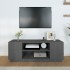Mueble de TV madera maciza de pino gris 110x35x40,5