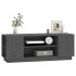 Mueble de TV madera maciza de pino gris 110x35x40,5