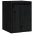 Armario de pared de madera maciza de pino negro 30x30x40