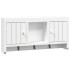 Armario para llaves blanco contrachapada y acero 40x8,5x20