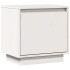 Mesita de noche de madera maciza de pino blanco 40x30x40