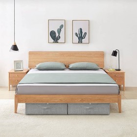 Caja de almacenaje tela gris 70x40x18