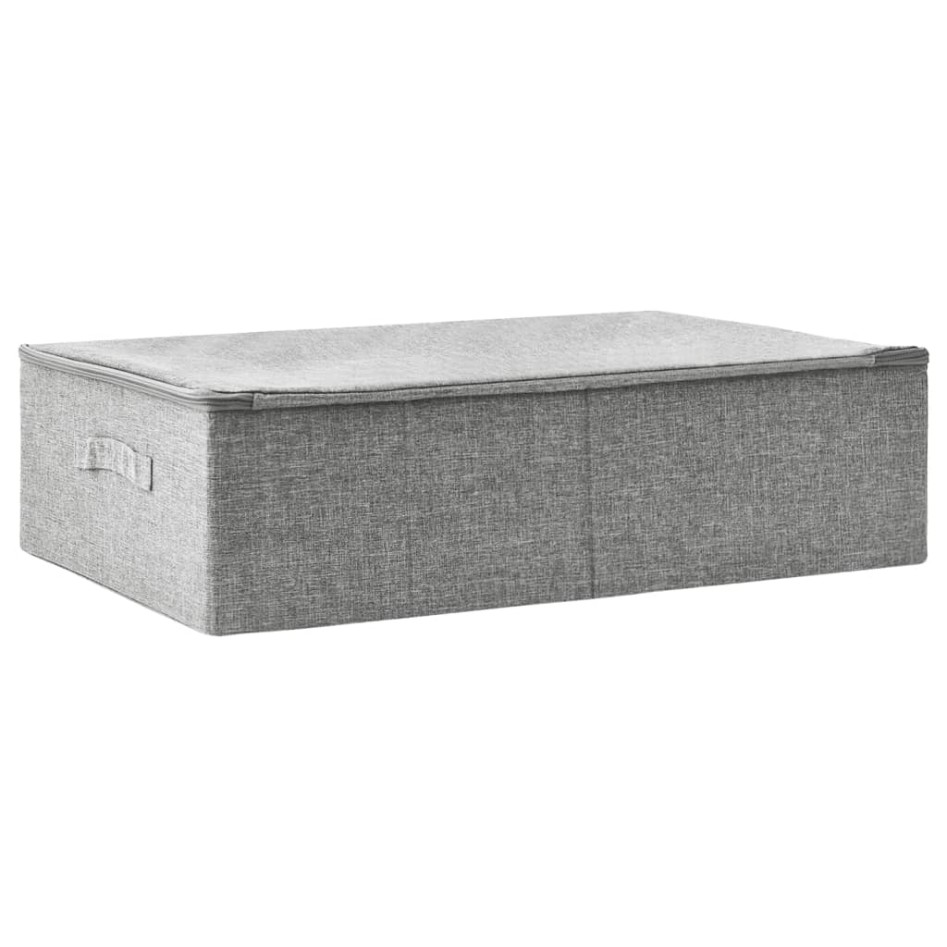 Caja de almacenaje tela gris 70x40x18