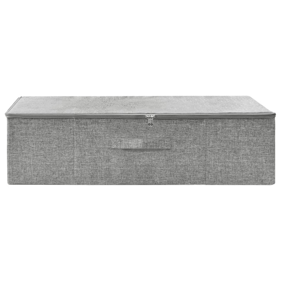 Caja de almacenaje tela gris 70x40x18
