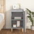 Mesita de noche madera contrachapada gris Sonoma 40x35x70