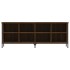 Zapatero madera de ingeniería marrón roble 131x35x50