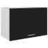 Armario colgante de cocina contrachapada negro 60x31x40