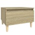 Mesa auxiliar madera contrachapada roble Sonoma 50x46x35