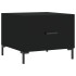 Mesa de centro madera contrachapada negro 50x50x40