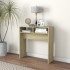 Mesa consola madera contrachapada roble Sonoma 78x30x80