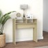 Mesa consola madera contrachapada roble Sonoma 78x30x80