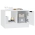 Mesa de centro madera contrachapada blanco 50x50x36