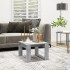 Mesa de centro madera de ingeniería gris hormigón 50x50x35