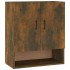 Armario de pared madera contrachapada roble ahumado 60x31x70