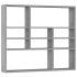 Estantería de pared madera ingeniería gris Sonoma 90x16x78