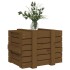 Caja almacenaje madera maciza pino marrón miel 58x40,5x42