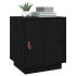 Mesitas de noche 2 uds madera maciza de pino negro 40x34x45