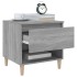 Mesita de noche madera contrachapada gris Sonoma 50x46x50