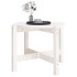 Mesa de centro de madera maciza de pino blanco 62,5x45