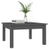 Mesa de centro de madera maciza de pino gris 55x55x30