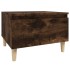Mesa auxiliar madera contrachapada roble ahumado 50x46x35