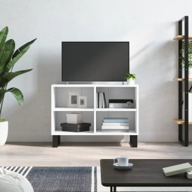 Mueble de TV madera de ingeniería blanco 69,5x30x50