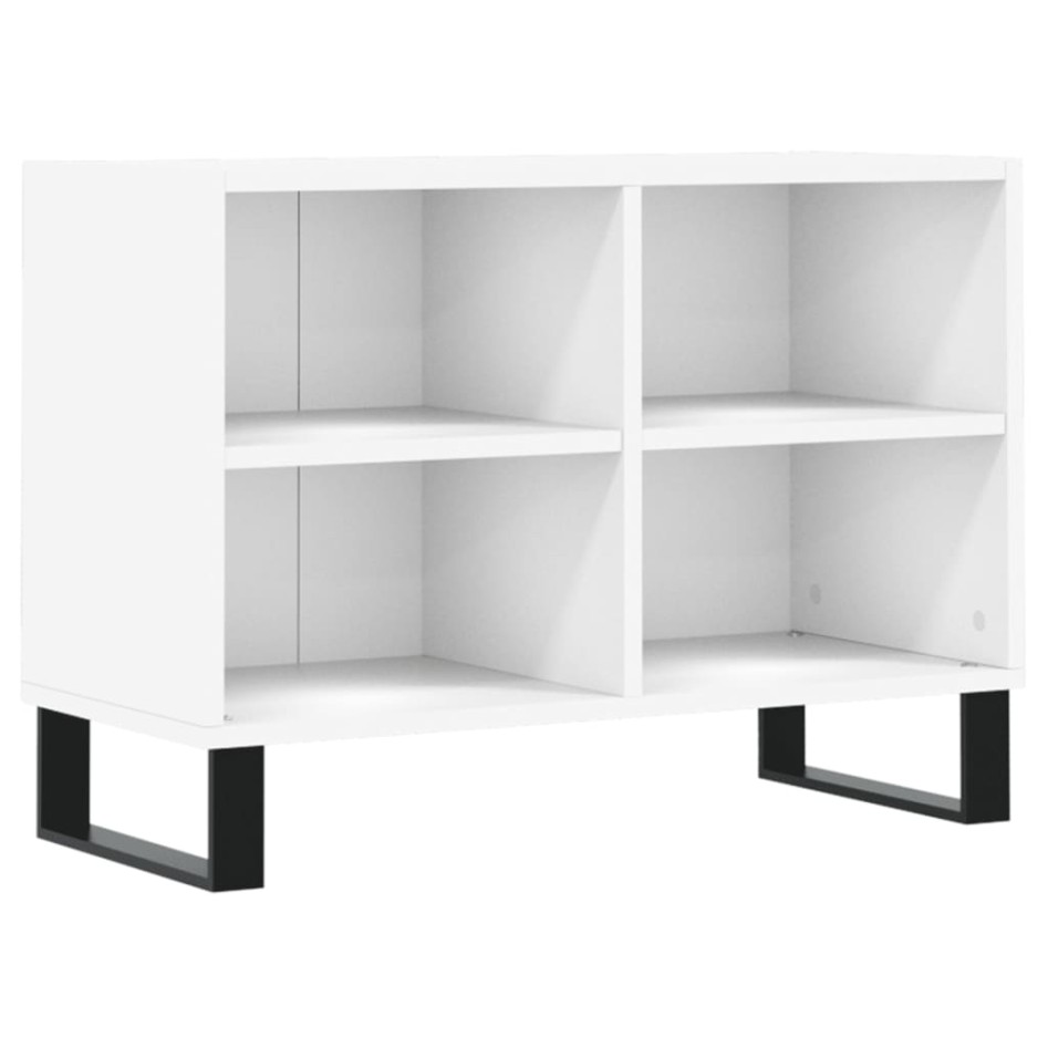 Mueble de TV madera de ingeniería blanco 69,5x30x50