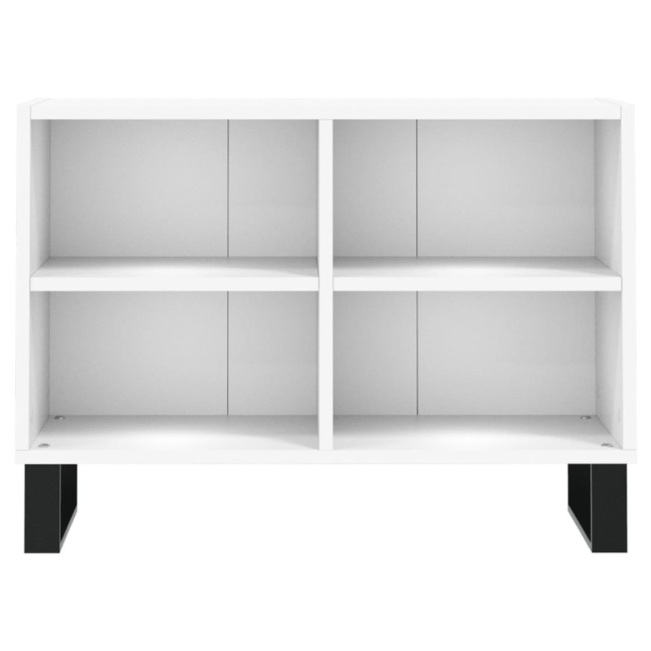 Mueble de TV madera de ingeniería blanco 69,5x30x50
