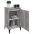 Mesita de noche madera contrachapada gris Sonoma 40x35x70