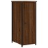 Mesita de noche madera de ingeniería marrón roble 32x42x80
