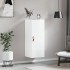 Armario de pared blanco brillante 34,5x34x90